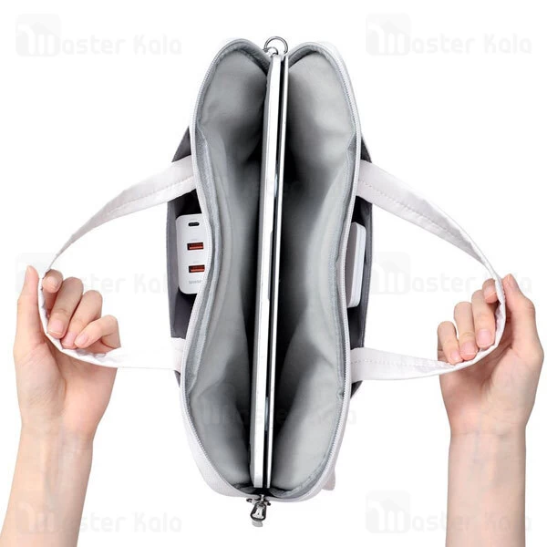 کیف لپ تاپ بیسوس Baseus Basics Series 16 inch Shoulder Computer Bag LBJN-H0G سایز 16 اینچ