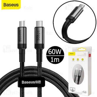 کابل Type C به Type C فست شارژ بیسوس Baseus Cafule CATKLF-RG1 PD3.1 QC3.0 توان 60 وات طول 1 متر