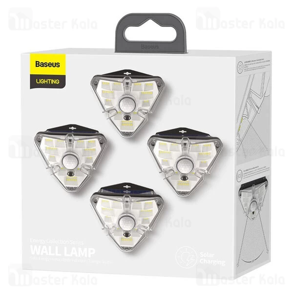 چراغ دیواری بیسوس Baseus DGNEN-B01 Energy Collection Series Solar Body Sensor Wall Lamp سنسور حرکت