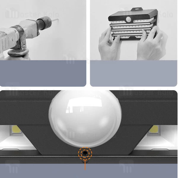 چراغ دیواری بیسوس Baseus DGNEN-C01 Energy Collection Series Solar Body Sensor Wall Lamp سنسور حرکت