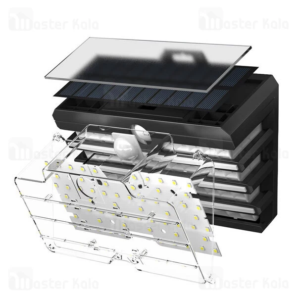 چراغ دیواری بیسوس Baseus DGNEN-C01 Energy Collection Series Solar Body Sensor Wall Lamp سنسور حرکت