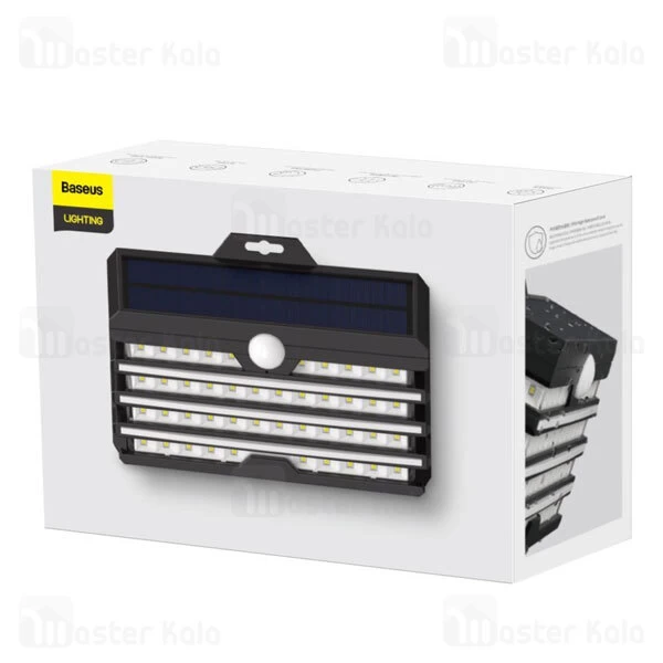 چراغ دیواری بیسوس Baseus DGNEN-C01 Energy Collection Series Solar Body Sensor Wall Lamp سنسور حرکت