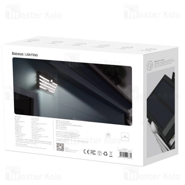 چراغ دیواری بیسوس Baseus DGNEN-C01 Energy Collection Series Solar Body Sensor Wall Lamp سنسور حرکت