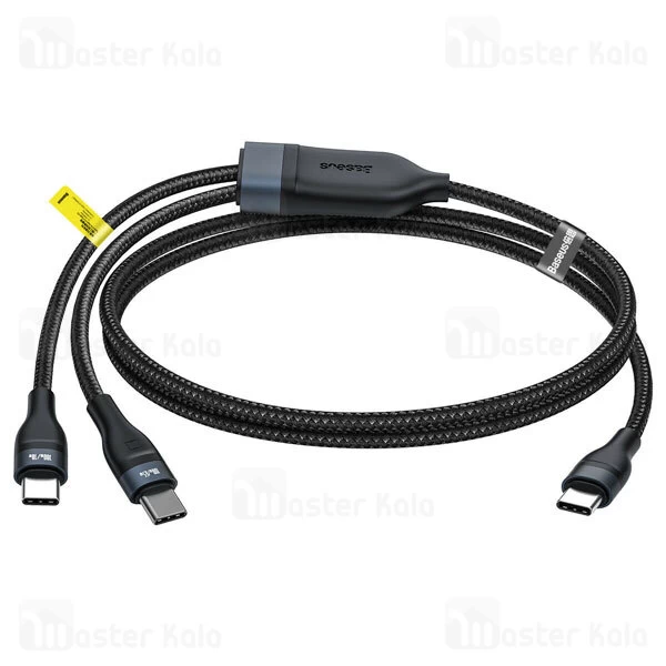 کابل دو کاره تایپ سی به تایپ سی Baseus Flash Series CA1T2-C01 Type C To Type C 1.5m 100W
