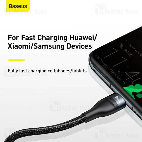 کابل دو کاره تایپ سی به تایپ سی Baseus Flash Series CA1T2-C01 Type C To Type C 1.5m 100W