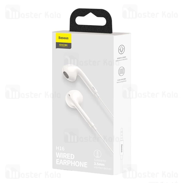 هندزفری سیمی بیسوس Baseus H16 Encok 3.5mm Wired Earphone NGH16-01