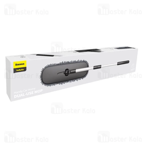 فرچه دستی شست و شوی ماشین بیسوس Baseus Handy Car Home Dual-use Mop CRTB-01 با دسته 60 سانتی