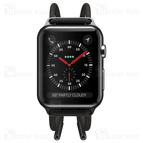 بند اپل واچ Baseus LBAPWA4-BGY Cord Watch Strap for Apple Watch Series 3/4/5/6/SE