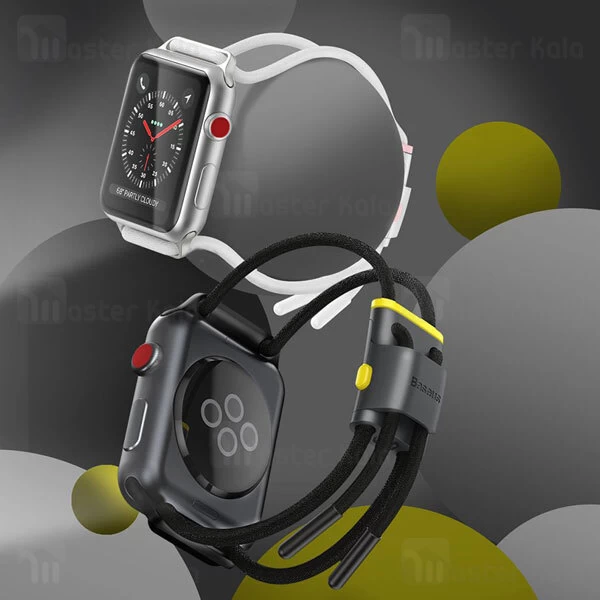 بند ساعت اپل واچ بیسوس Baseus Cord Watch Strap for Apple Watch Series 3/4/5 38mm/40mm LBAPWA4-AGY
