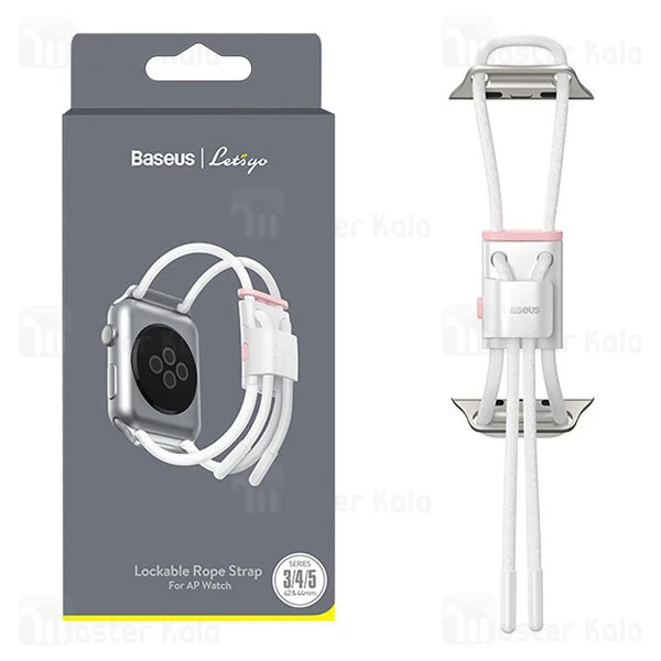 بند ساعت اپل واچ بیسوس Baseus Cord Watch Strap for Apple Watch Series 3/4/5 38mm/40mm LBAPWA4-AGY