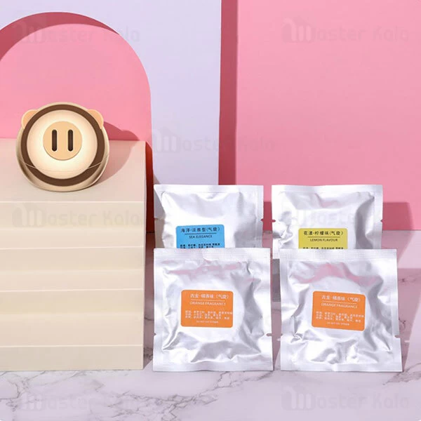 خوشبو کننده هوا بیسوس Baseus Little Fragrant Pig Fragrance Holder SUXUN-XZ01 به همراه 4 قرص معطر