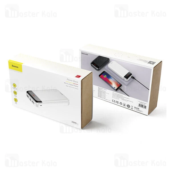 پاوربانک 20000 بیسوس Baseus Mini Cu Digital Display PPALL-CKU01 Power Bank