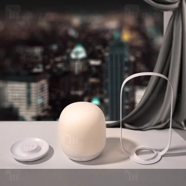 چراغ خواب بیسوس Baseus Moon-white Series Stepless Dimming Portable Lamp DGYB-A02