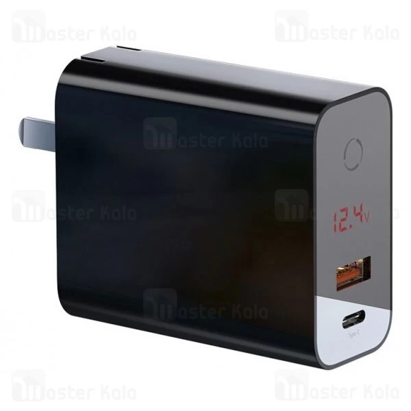 شارژر دیواری هوشمند فست شارژ قطع کن و تایمر دار Baseus Speed PPS Smart Shutdown CCFSCH907-01 5A
