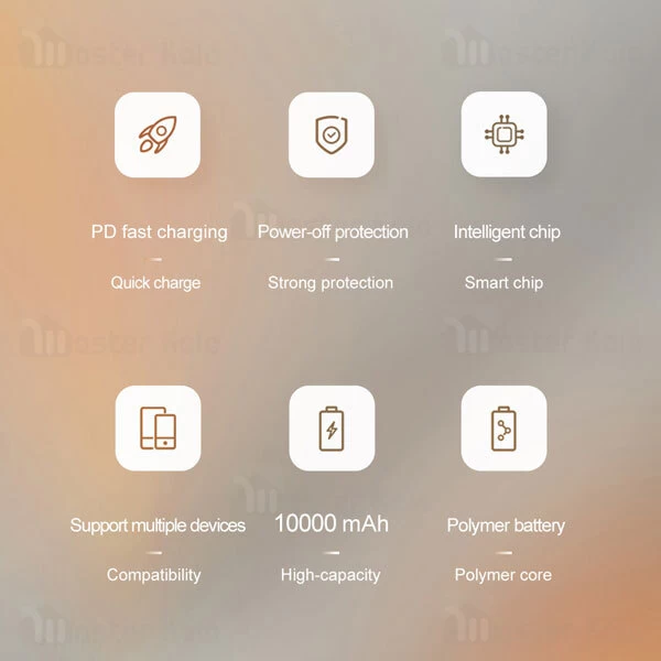 پاوربانک جویروم Joyroom D-QP182 Flash Series PD 18W 10000mAh Power Bank