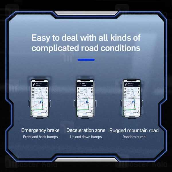 هولدر و شارژر وایرلس Joyroom JR-ZS213 Mechanical Car Mount Wireless Charger 15W