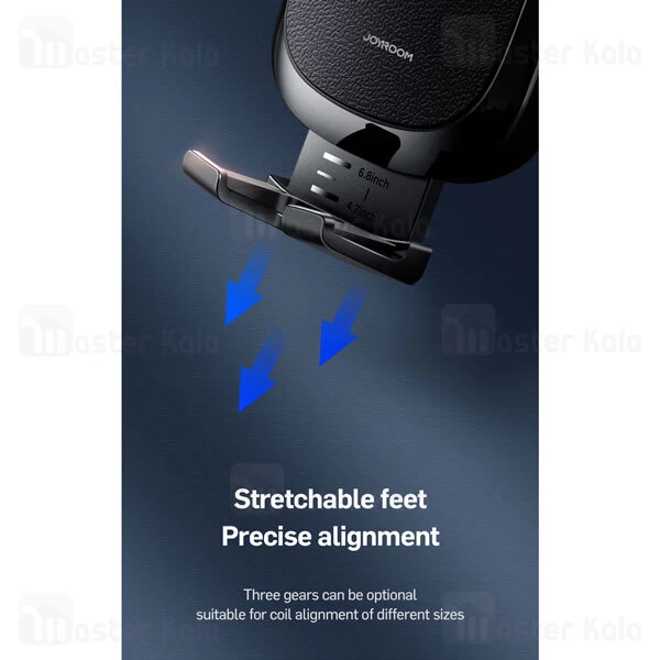 هولدر و شارژر وایرلس Joyroom JR-ZS213 Mechanical Car Mount Wireless Charger 15W