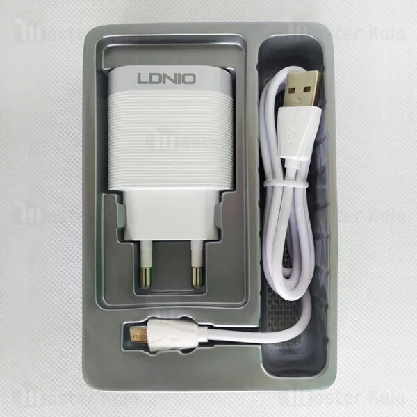 شارژر دیواری فست شارژ الدینیو LDNIO A303Q Travel Companion QC3.0 Fast Charger 18W توان 18 وات