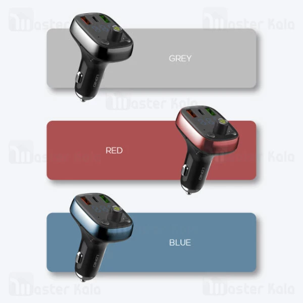 شارژر فندکی و پخش کننده بلوتوث الدینیو LDNIO C704Q Bluetooth Car Charger QC4 توان 36 وات همراه کابل