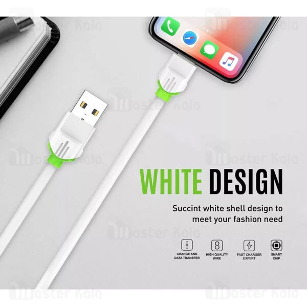 کابل لایتنینگ LDNIO LS33 Lightning Speedy Data Cable 2m 2.4A