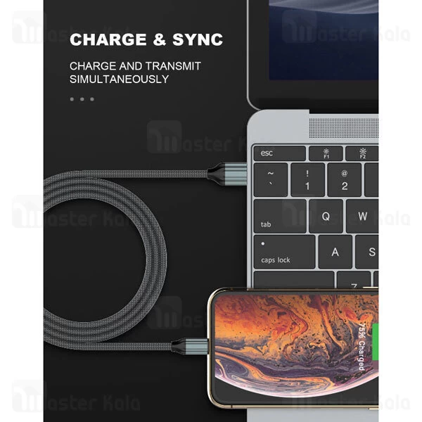 کابل لایتنینگ LDNIO LS432 Lightning 2m 2.4A