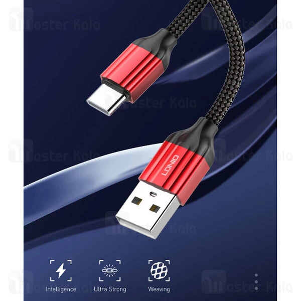کابل تایپ سی LDNIO LS432 Type C 2m 2.4A