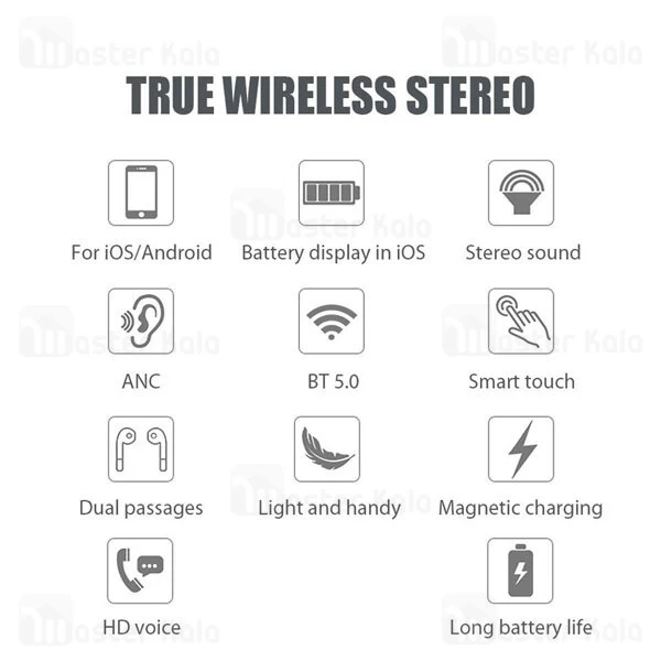 ﻿هندزفری بلوتوث Lenovo QT83 True Wireless Earbuds