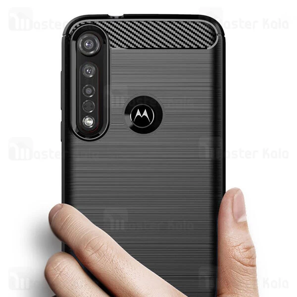  قاب محافظ ژله ای موتورولا Motorola Moto G8 Plus / One Vision Plus Fiber Carbon Rugged Armor Case