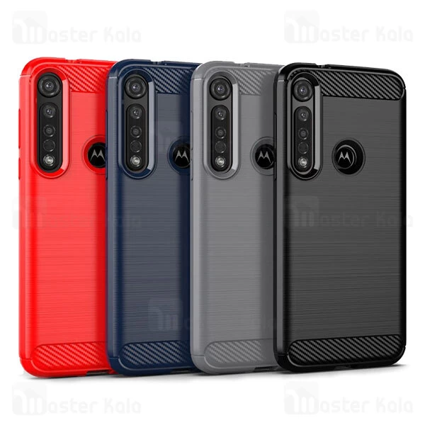  قاب محافظ ژله ای موتورولا Motorola Moto G8 Plus / One Vision Plus Fiber Carbon Rugged Armor Case