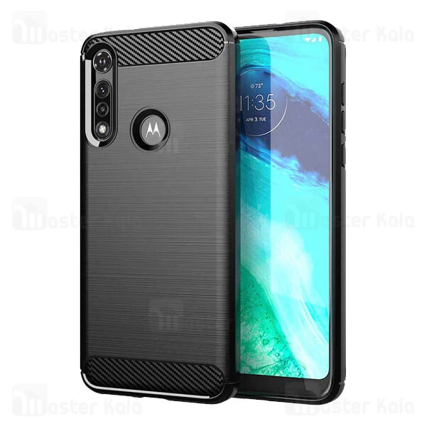  قاب محافظ ژله ای موتورولا Motorola Moto G8 Plus / One Vision Plus Fiber Carbon Rugged Armor Case