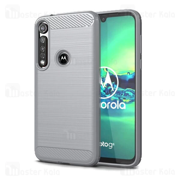  قاب محافظ ژله ای موتورولا Motorola Moto G8 Plus / One Vision Plus Fiber Carbon Rugged Armor Case