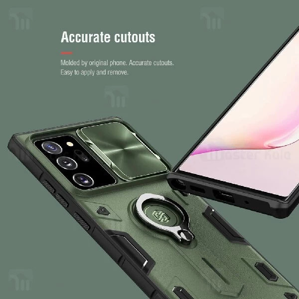 گارد محافظ ضد ضربه نیلکین Samsung Galaxy Note 20 Ultra Nillkin CamShield Armor دارای محافظ دوربین