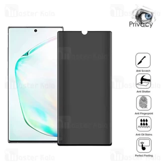 محافظ صفحه حریم شخصی نانو سرامیک تمام صفحه و تمام چسب Samsung Galaxy Note 20 Ultra Privacy