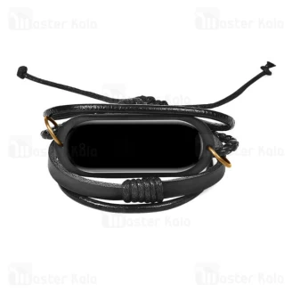 بند چرمی دستبند هوشمند شیائومی Xiaomi Mi Band 5 / 6 Art Band