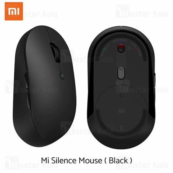 موس وایرلس سایلنت شیائومی Xiaomi Mi Silent Edition Dual Mode Mouse WXSMSBMW02 دارای 6 کلید