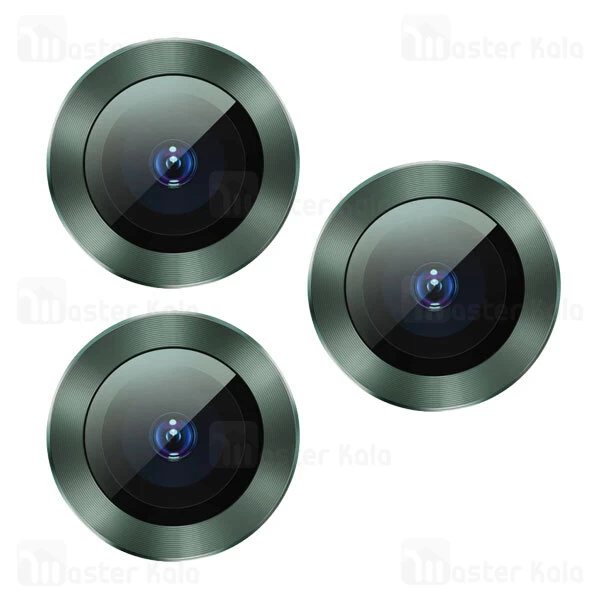 محافظ لنز دوربین فلزی بیسوس Apple iPhone 11 Pro / 11 Pro Max Baseus Alloy Protection Ring Lens Film 