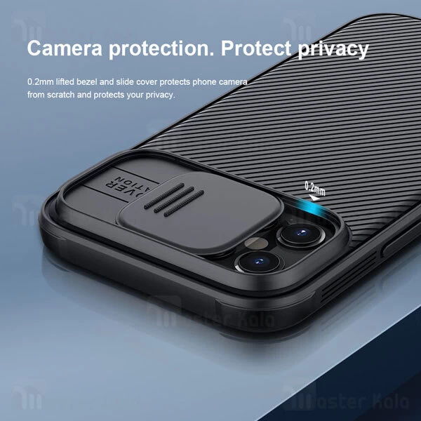 قاب محافظ نیلکین آیفون Apple iPhone 12 Pro Max Nillkin CamShield Pro Case دارای محافظ دوربین