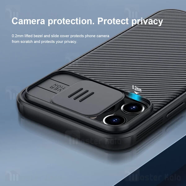 قاب محافظ نیلکین ایفون Apple iPhone 12 / iPhone 12 Pro Nillkin CamShield Pro Case دارای محافظ دوربین