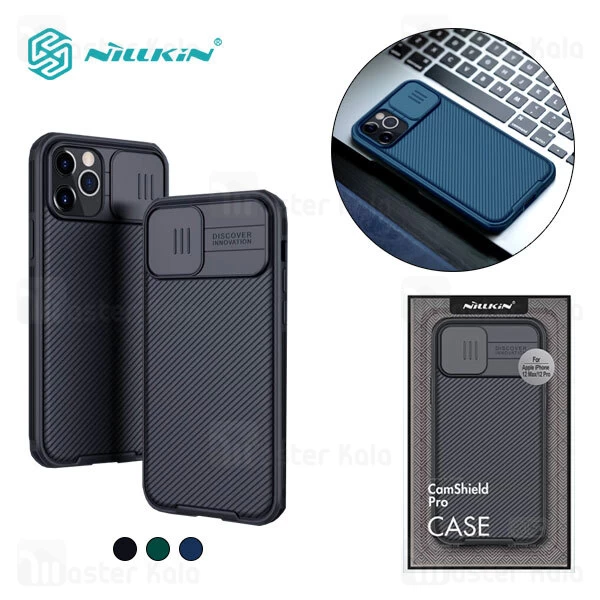قاب محافظ نیلکین ایفون Apple iPhone 12 / iPhone 12 Pro Nillkin CamShield Pro Case دارای محافظ دوربین