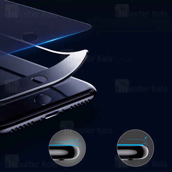 پک 2 تایی گلس حریم شخصی تمام صفحه تمام چسب Apple iPhone 7 / 8 / SE 2020 Baseus SGAPIPH8N-HPE01