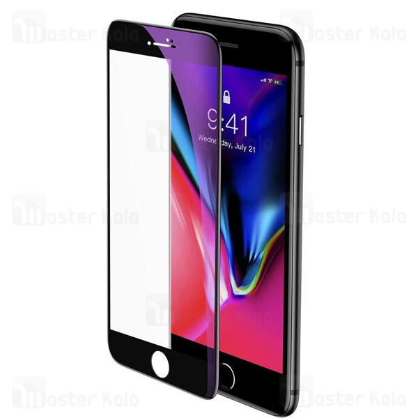 پک 2 تایی گلس حریم شخصی تمام صفحه تمام چسب Apple iPhone 7 / 8 / SE 2020 Baseus SGAPIPH8N-HPE01