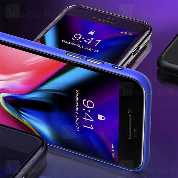 پک 2 تایی گلس حریم شخصی تمام صفحه تمام چسب Apple iPhone 7 / 8 / SE 2020 Baseus SGAPIPH8N-HPE01