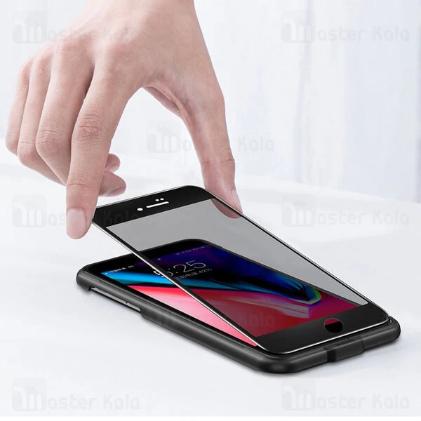 پک 2 تایی گلس حریم شخصی تمام صفحه تمام چسب Apple iPhone 7 / 8 / SE 2020 Baseus SGAPIPH8N-HPE01