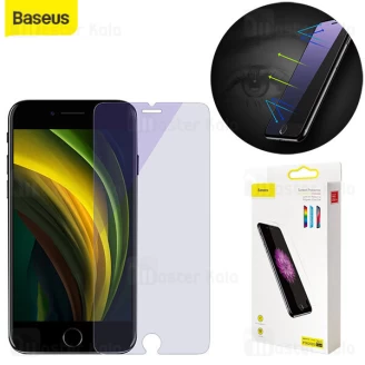 پک 2 تایی محافظ صفحه شیشه ای ضد اشعه بیسوس Apple iPhone 7 / 8 / SE 2020 Baseus SGAPIPHSE-LB02
