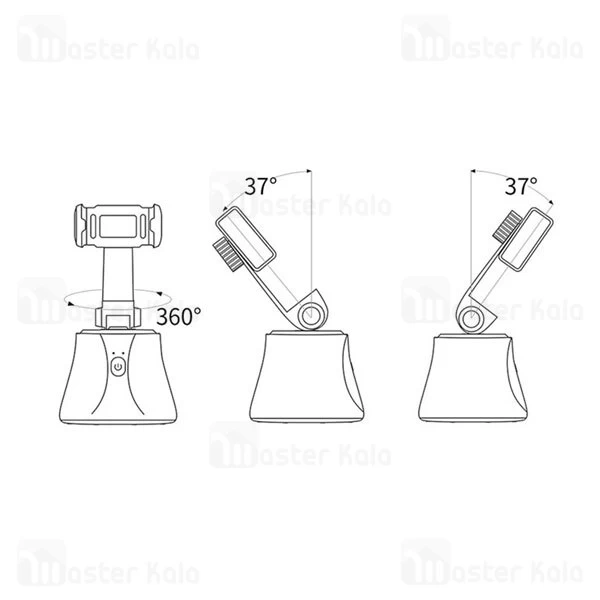 هولدر Baseus 360°AI Following Shot Tripod Head SUYT-C01