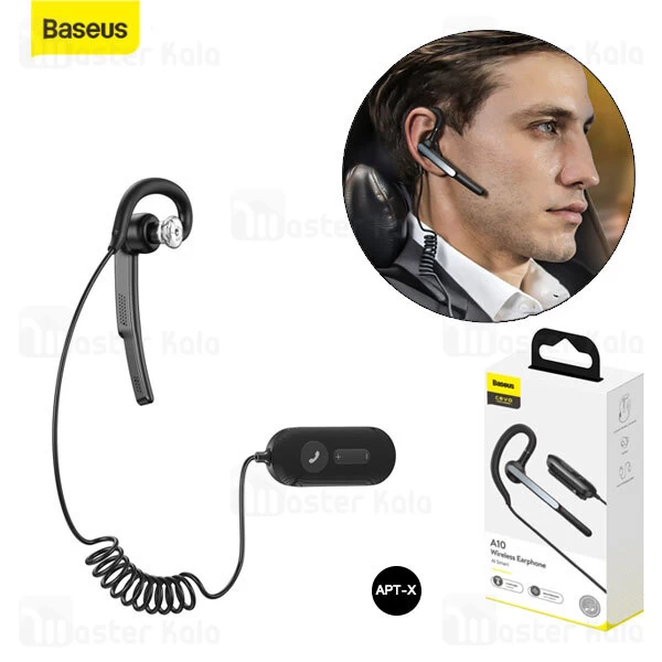 هدست بلوتوث تک گوش بیسوس Baseus A10 COVO AI Smart Wireless Earphones NGA10-A01 APTX