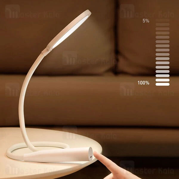 چراغ مطالعه شارژی بیسوس Baseus Comfort Reading Charging Uniform Light Hose Desk Lamp DGYR-02