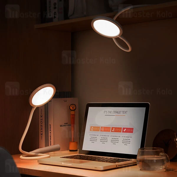 چراغ مطالعه شارژی بیسوس Baseus Comfort Reading Charging Uniform Light Hose Desk Lamp DGYR-02