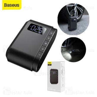 کمپرسور باد بیسوس Baseus Dynamic Eye Inflator Pump CRCQB03-01 دارای چراغ LED