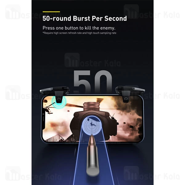 دسته بازی Baseus GAMO Mobile Game automatic combo Button GMGA10-01